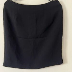 Black formal skirt